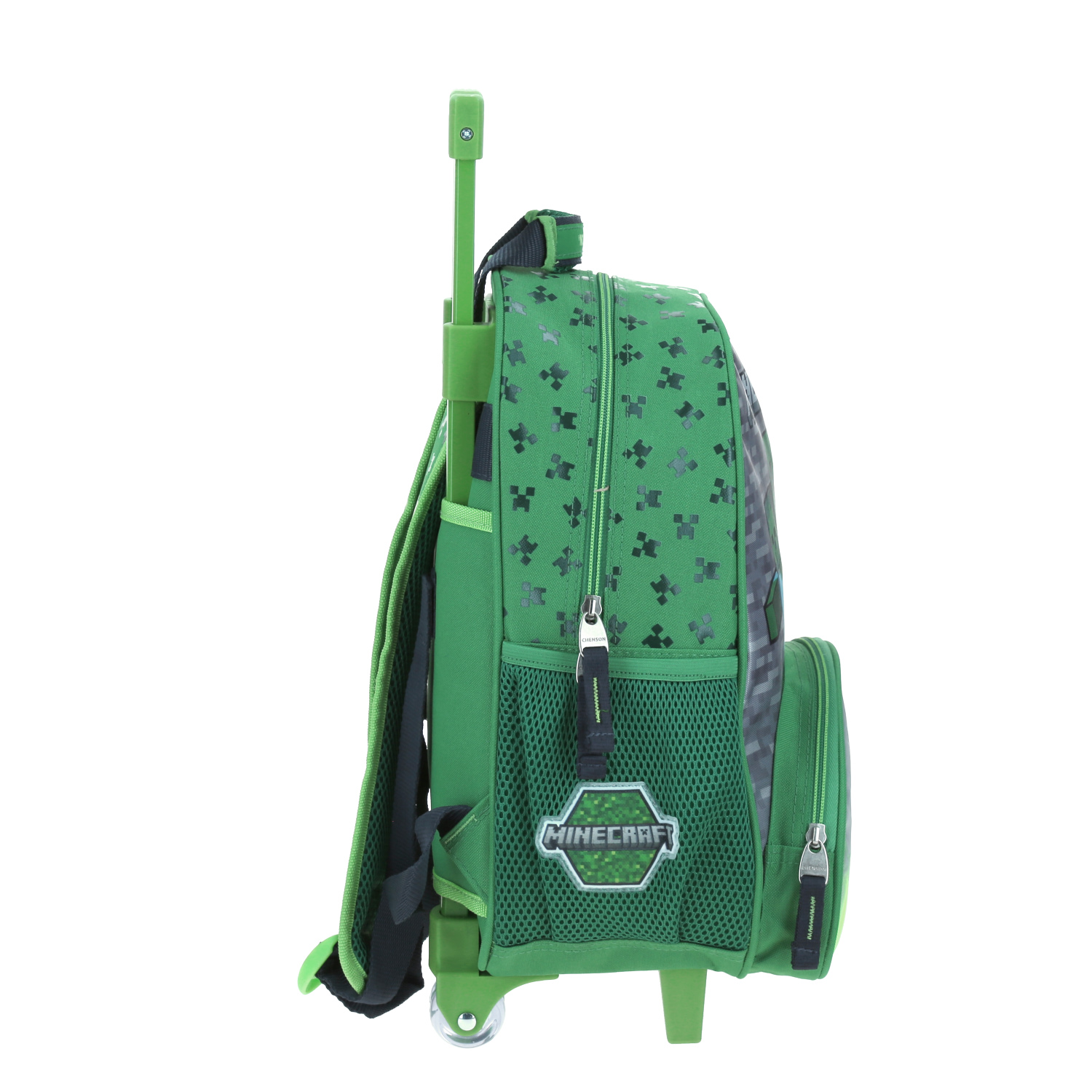 Mochila Con Ruedas Chica Chenson Preescolar Kinder Minecraft Slime ...