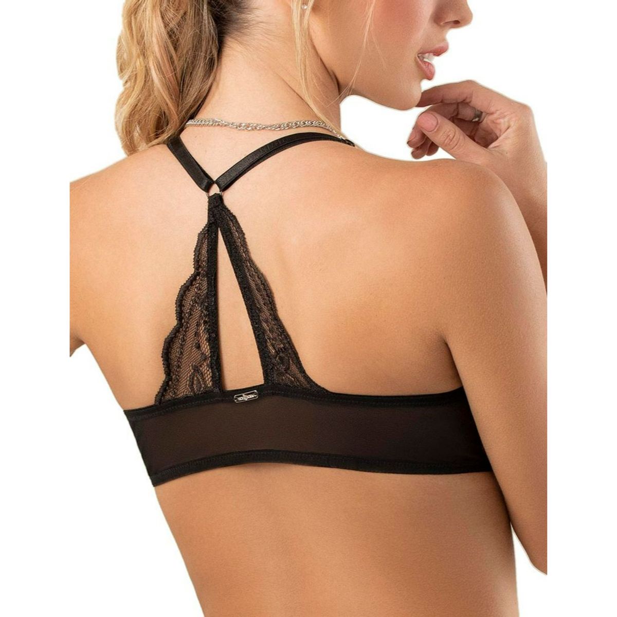 Vicky Form Mod 2557 Bra Broche Al Frente Encaje Espalda 1 Pieza