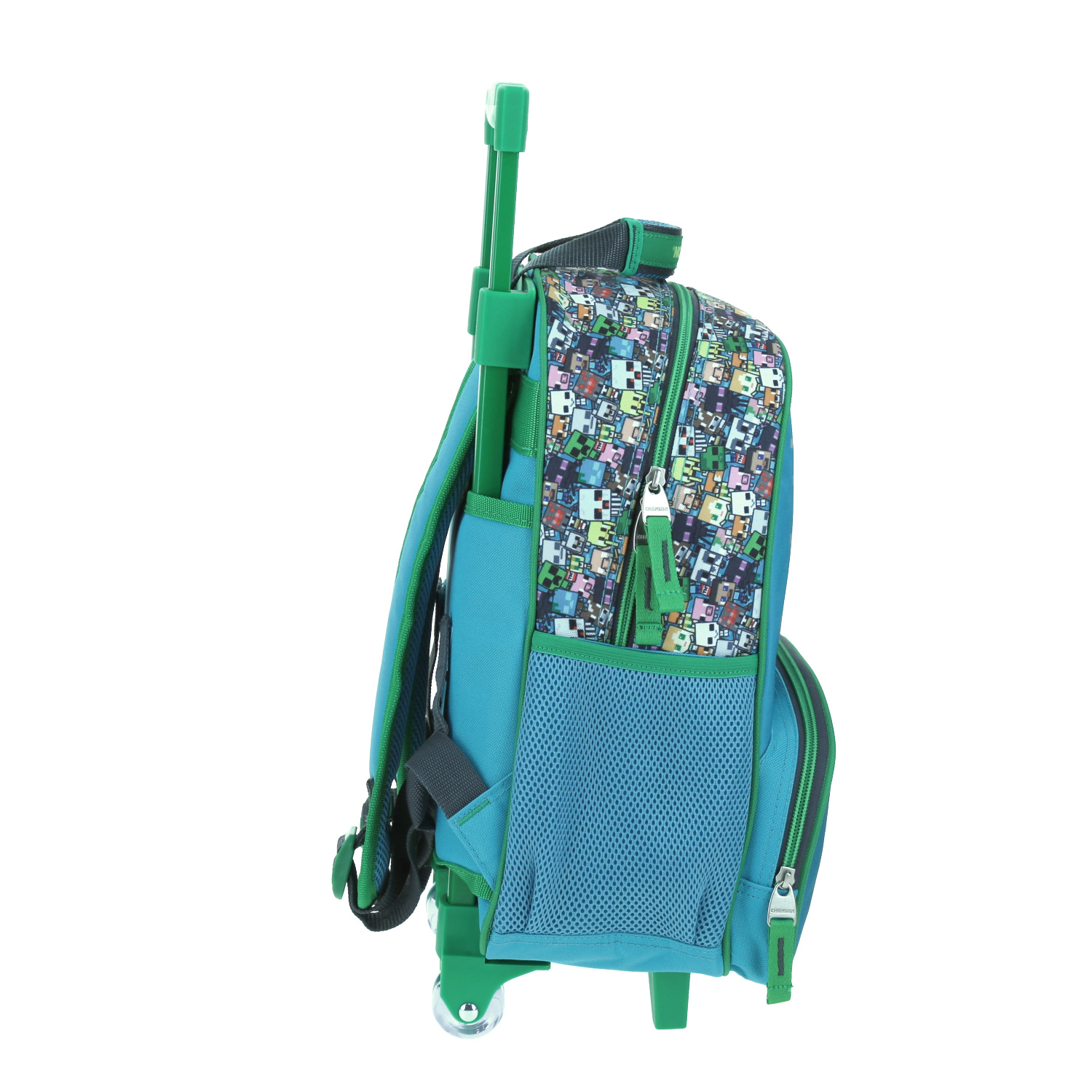 Mochila Con Ruedas Chica Chenson Preescolar Kinder Minecraft Zombie MC65687-9 coleccion GRAVIOLA