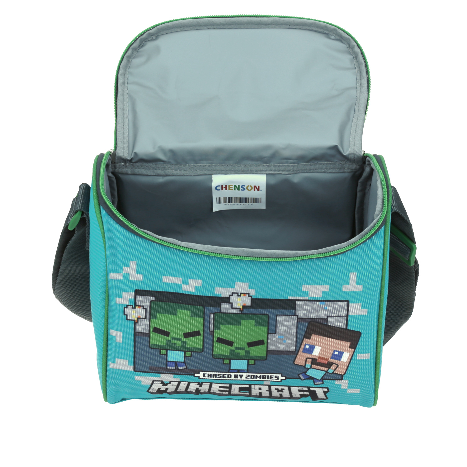 Lonchera Termica Escolar Chenson Minecraft Zombie MC65607-9 Coleccion Graviola