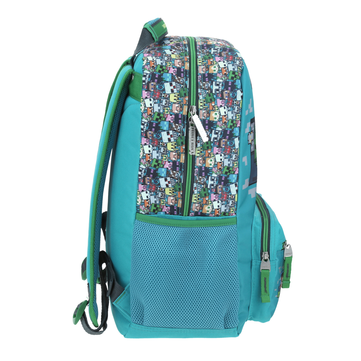 Mochila Escolar Grande Chenson Primaria Minecraft Zombie MC65606-9 Graviola