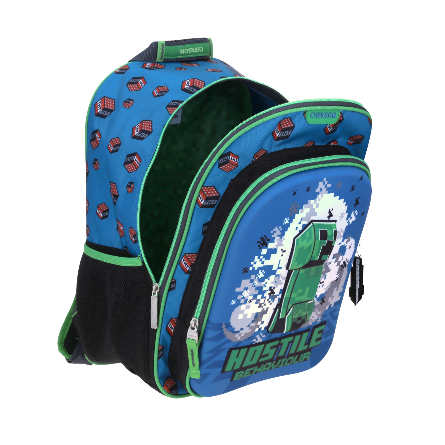 Mochila Escolar Grande Chenson Minecraft MC65699-9 JOLLYZA