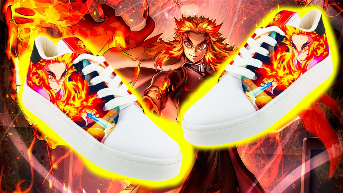 Tenis Kyojuro Rengoku Demon Slayer Anime Agujeta  429-br