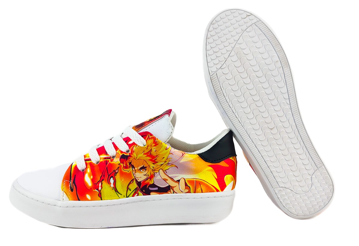 Tenis Kyojuro Rengoku Demon Slayer Anime Agujeta  429-br