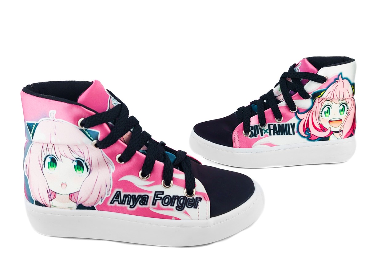 Tenis Niña Spy X Family Anime Anya Forger 712-rna Rosa.