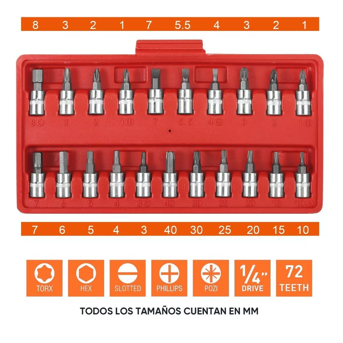 Herramientas Mecánicas De Llave De Trinquete De 46 Pzs En Ca