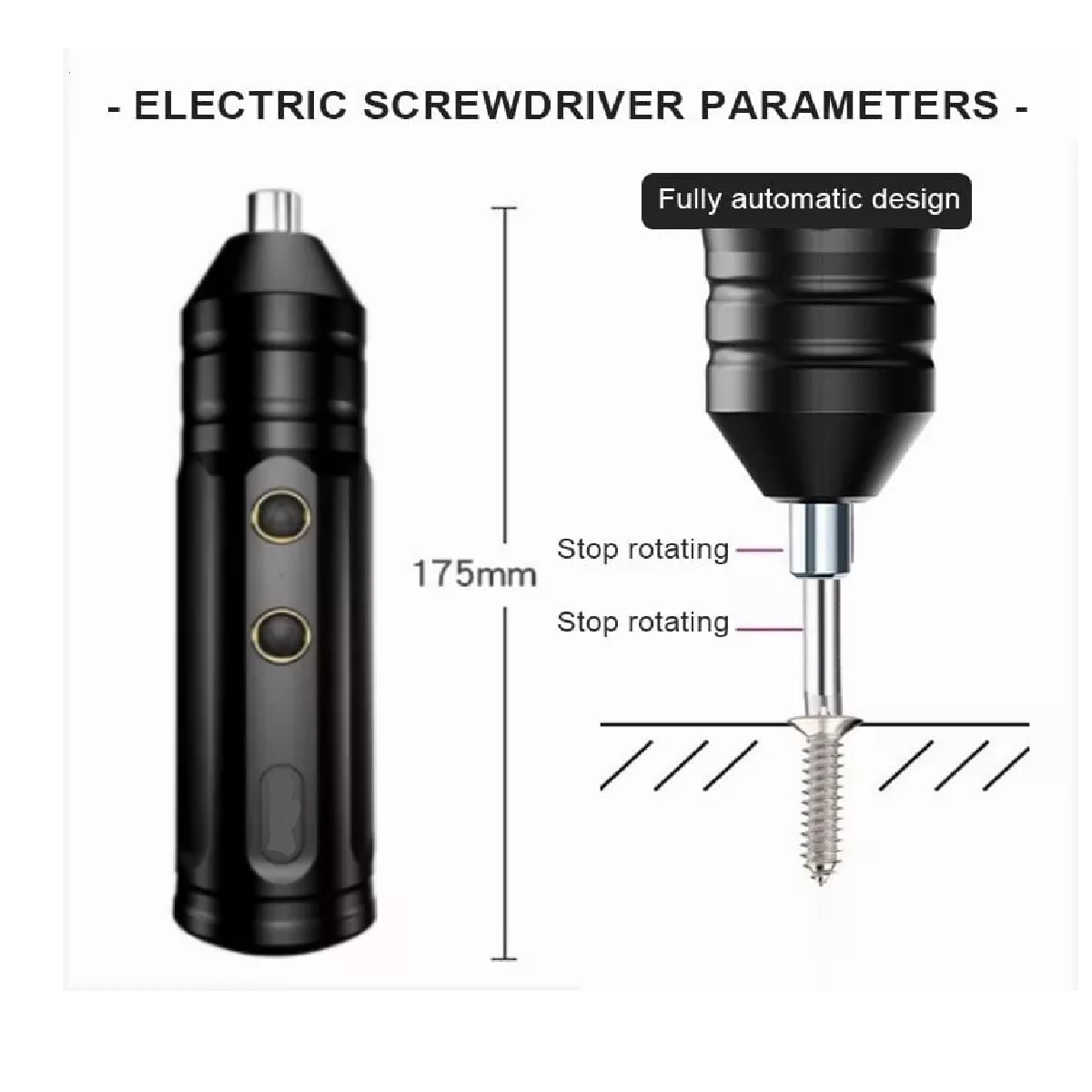 Set Mini Destornillador Eléctrico Inalámbrico Usb 3.7v 33pcs