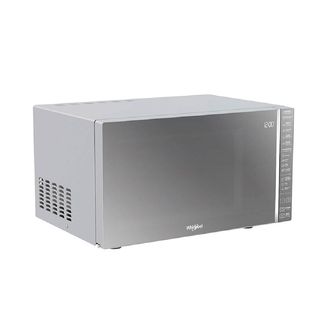 HORNO MICROONDAS 1.1P3 SILVER ACABADO ESPEJO WHIRLPOOL