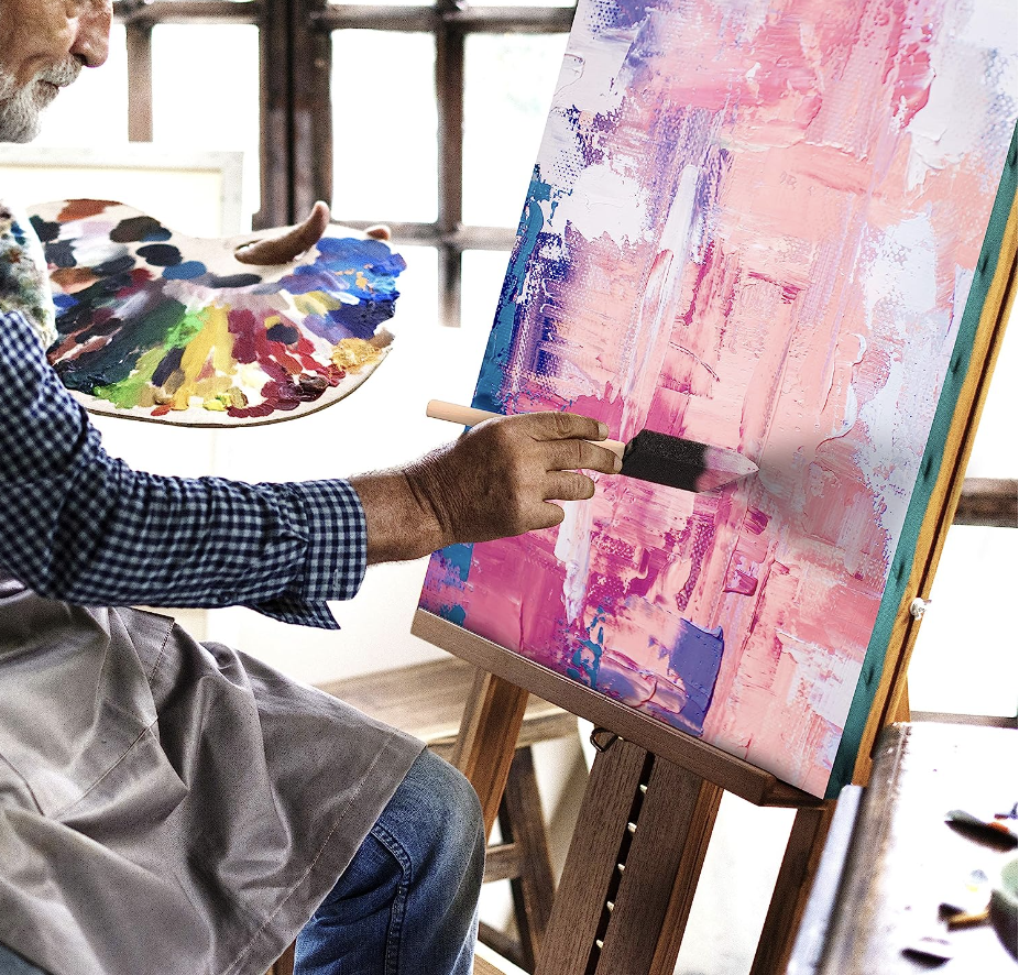 Pinceles de Esponja para Pintar Acrílico, Esmalte, Tintes y Acuarela - Esponja Pintura para Manualidades