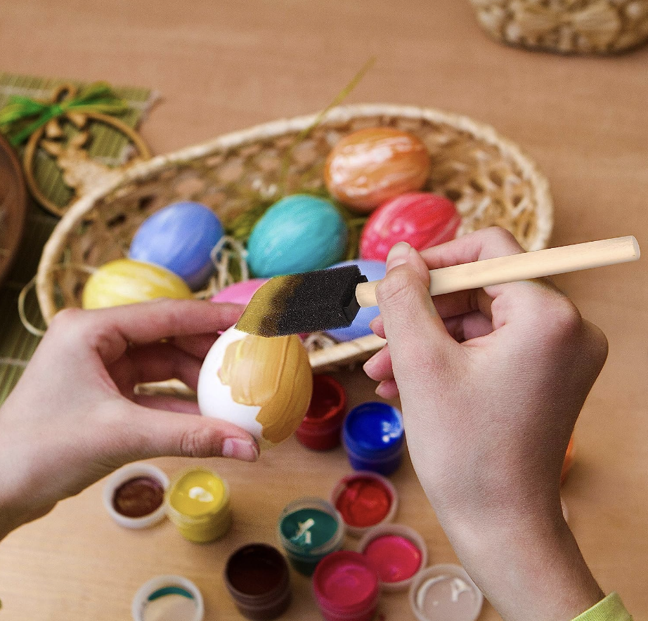 Pinceles de Esponja para Pintar Acrílico, Esmalte, Tintes y Acuarela - Esponja Pintura para Manualidades