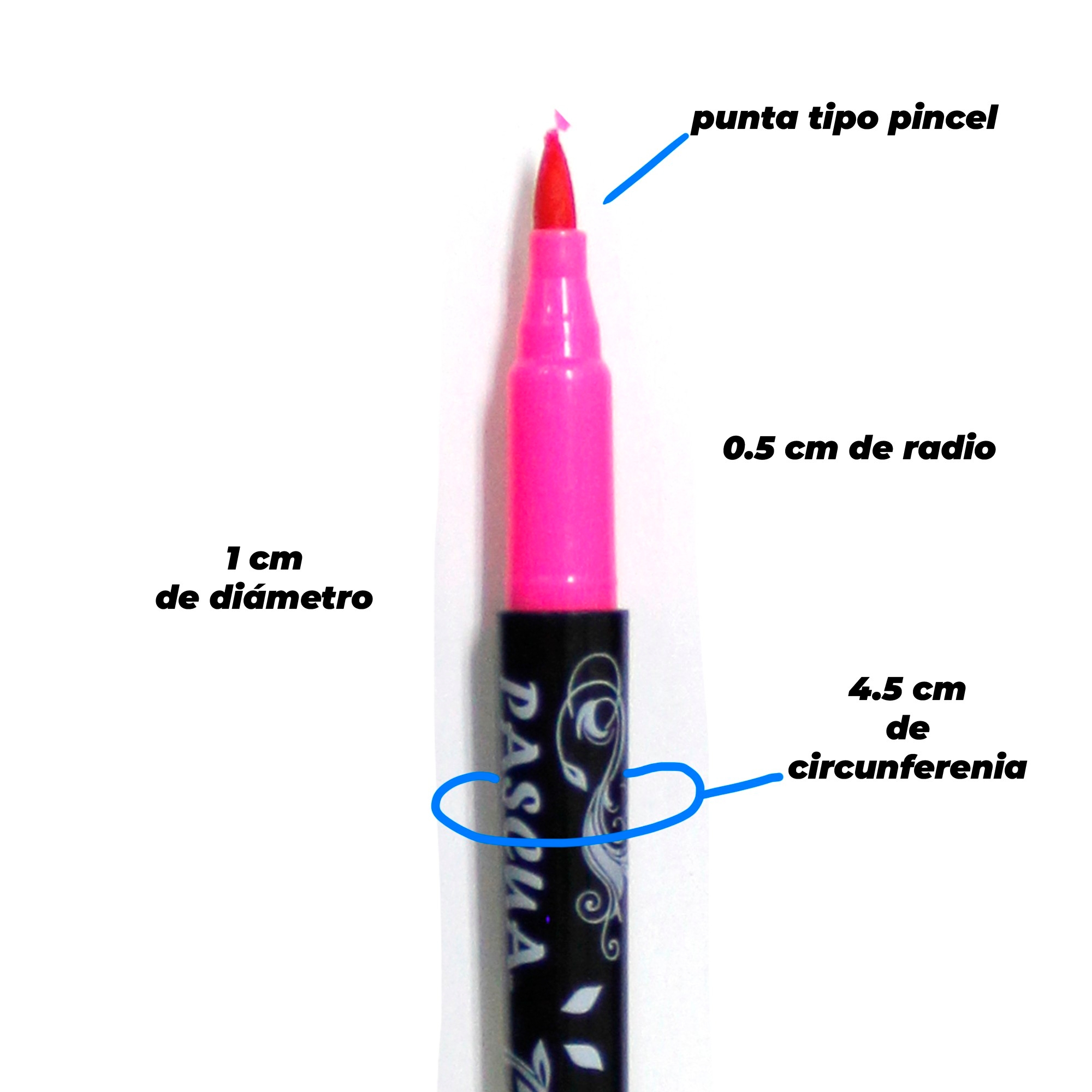 Marcadores de Textil para Ropa, Zapatos, Sombrero, Bolsa de Lona Rotuladores de Tela 10 pzas