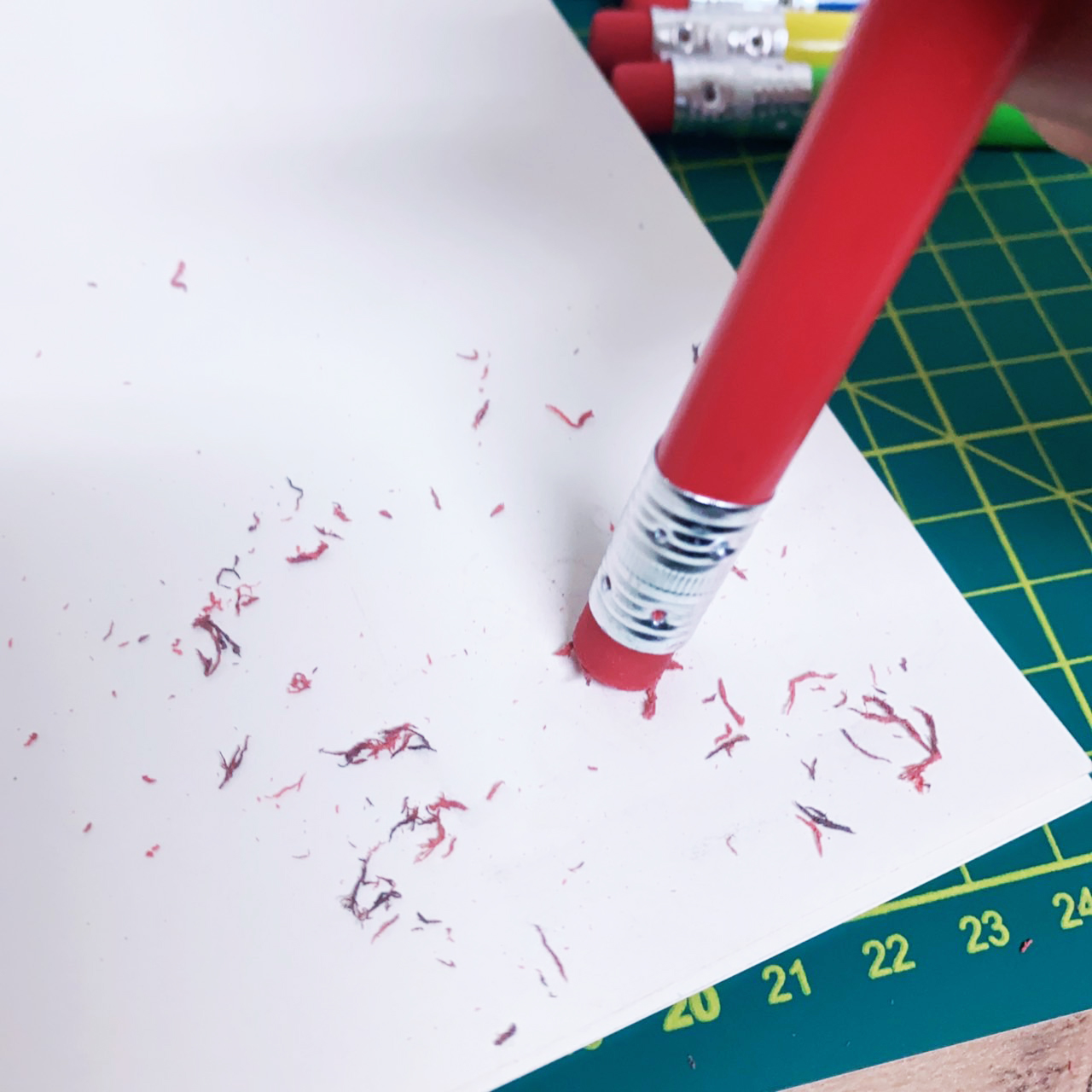 Lápices Jumbo Entrenador Triangulares 2HB, Caja de 6, Con Goma, Útiles Escolares Para Diestros y Zurdos