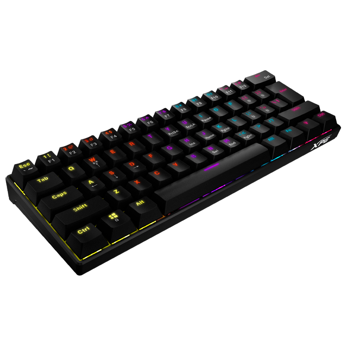Teclado Gamer Mecanico XPG SUMMONER MINI Switch Blue RGB USB Negro SUMMONERMINI61BL-BKCES 