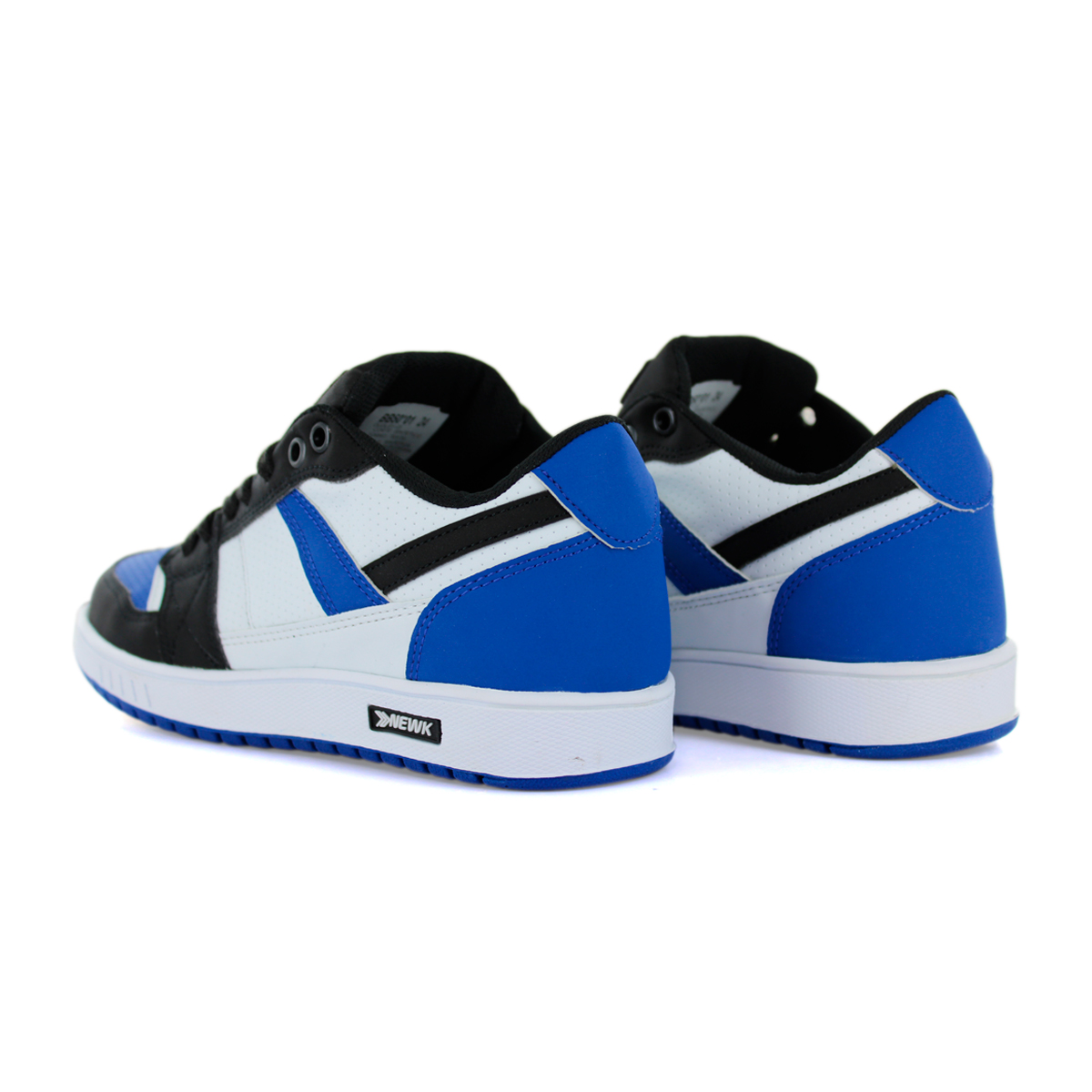 Tenis Newk Hombre Mujer Línea Dudley Color Azul Negro Blanco