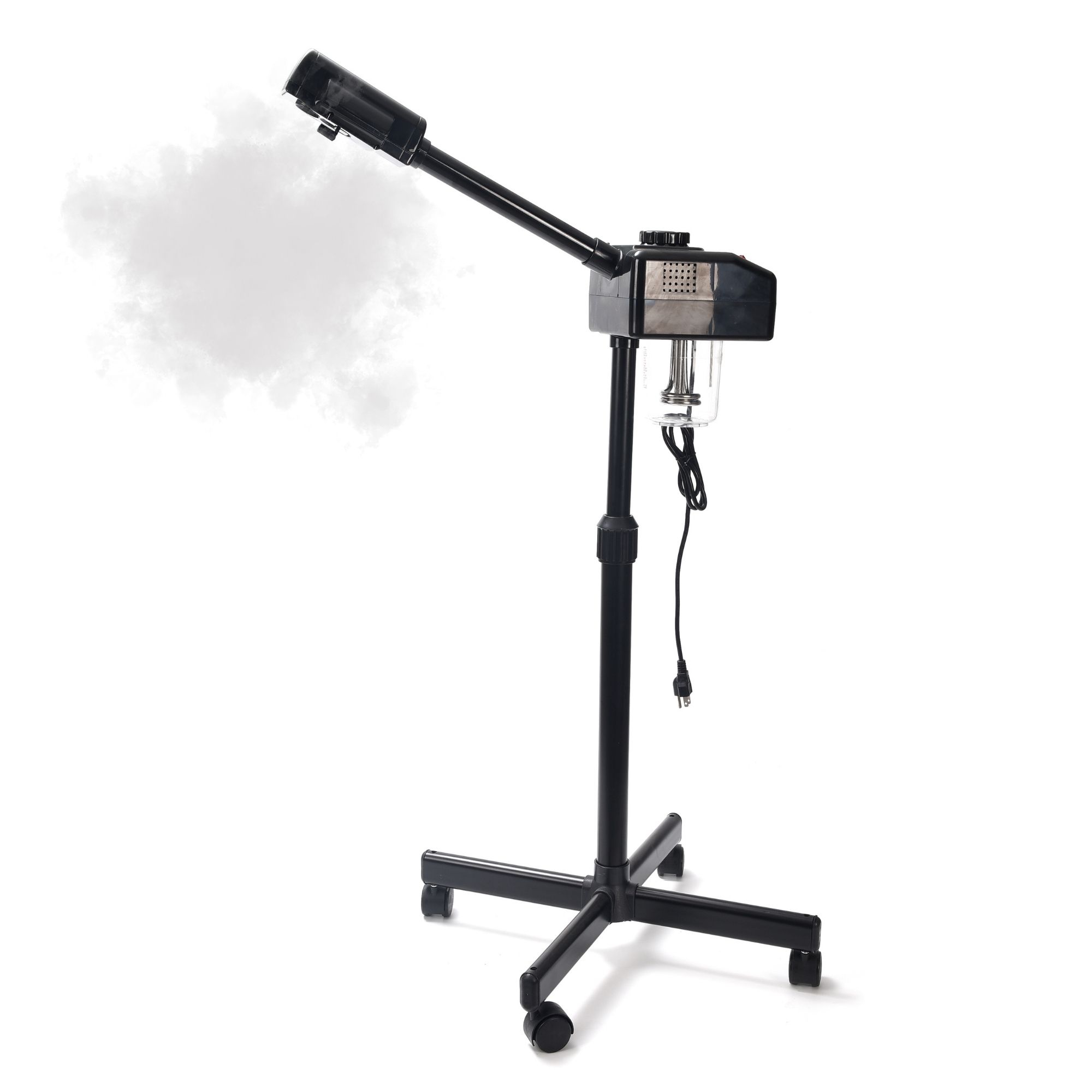 Vaporizador Facial de Ozono Luz Spa Estetica Barberia Negro