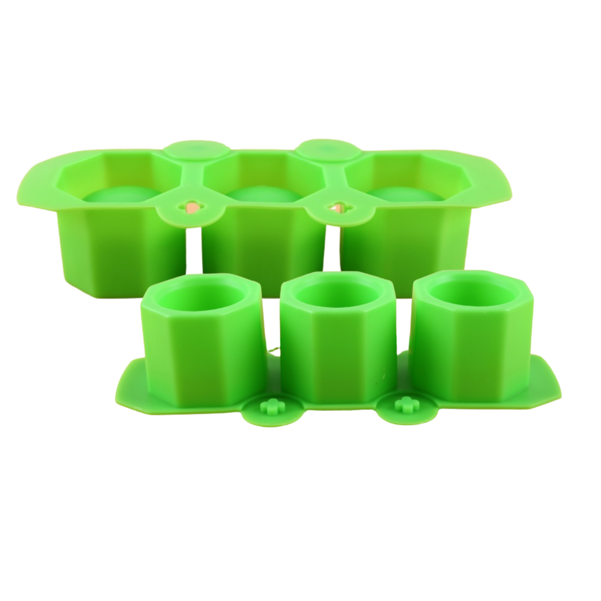 Molde multiusos para maceta ecomlab molde de silicona de grado alimenticio (Hexagonal)