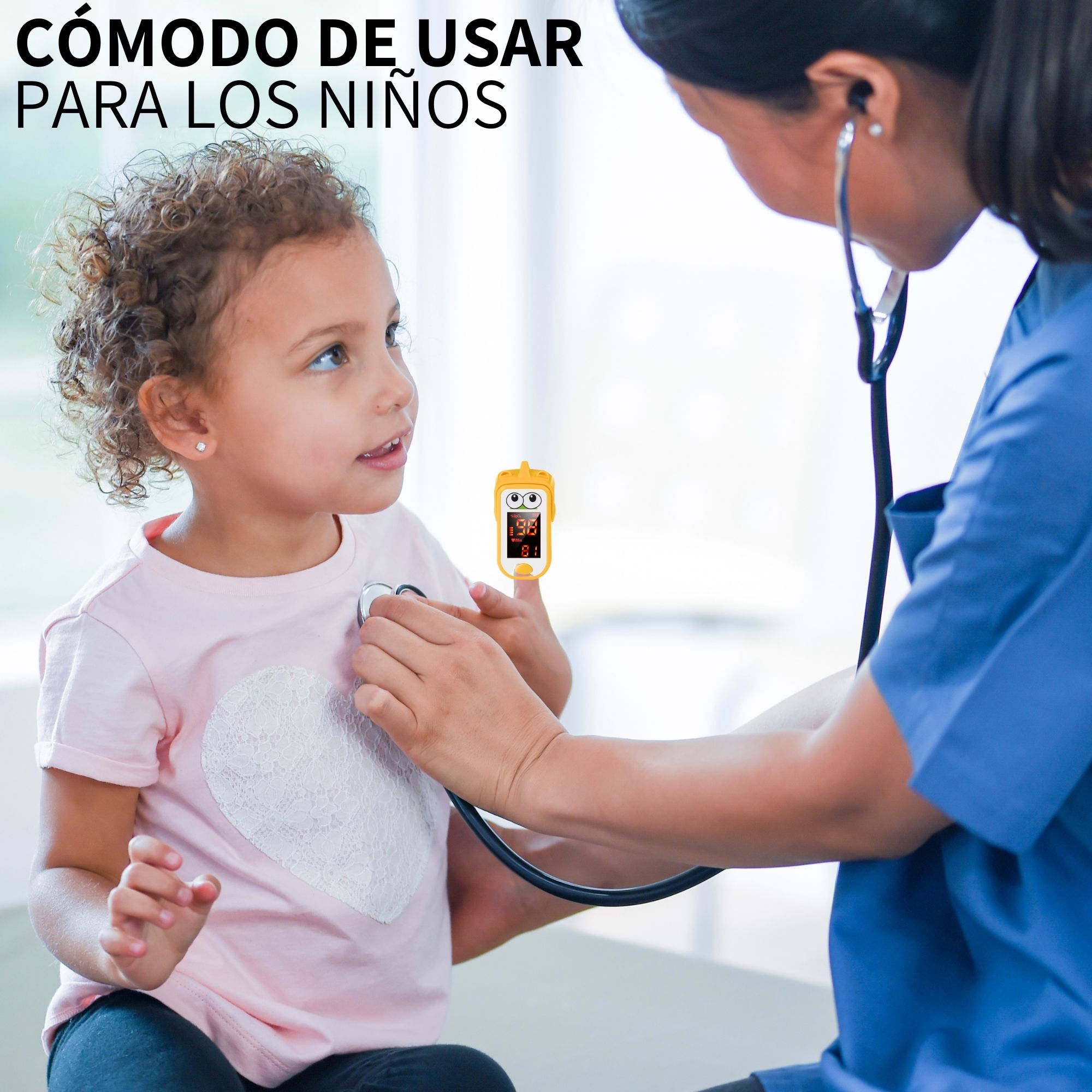 Oximetro Pediatrico Infantil Pulso Hospital Hogar