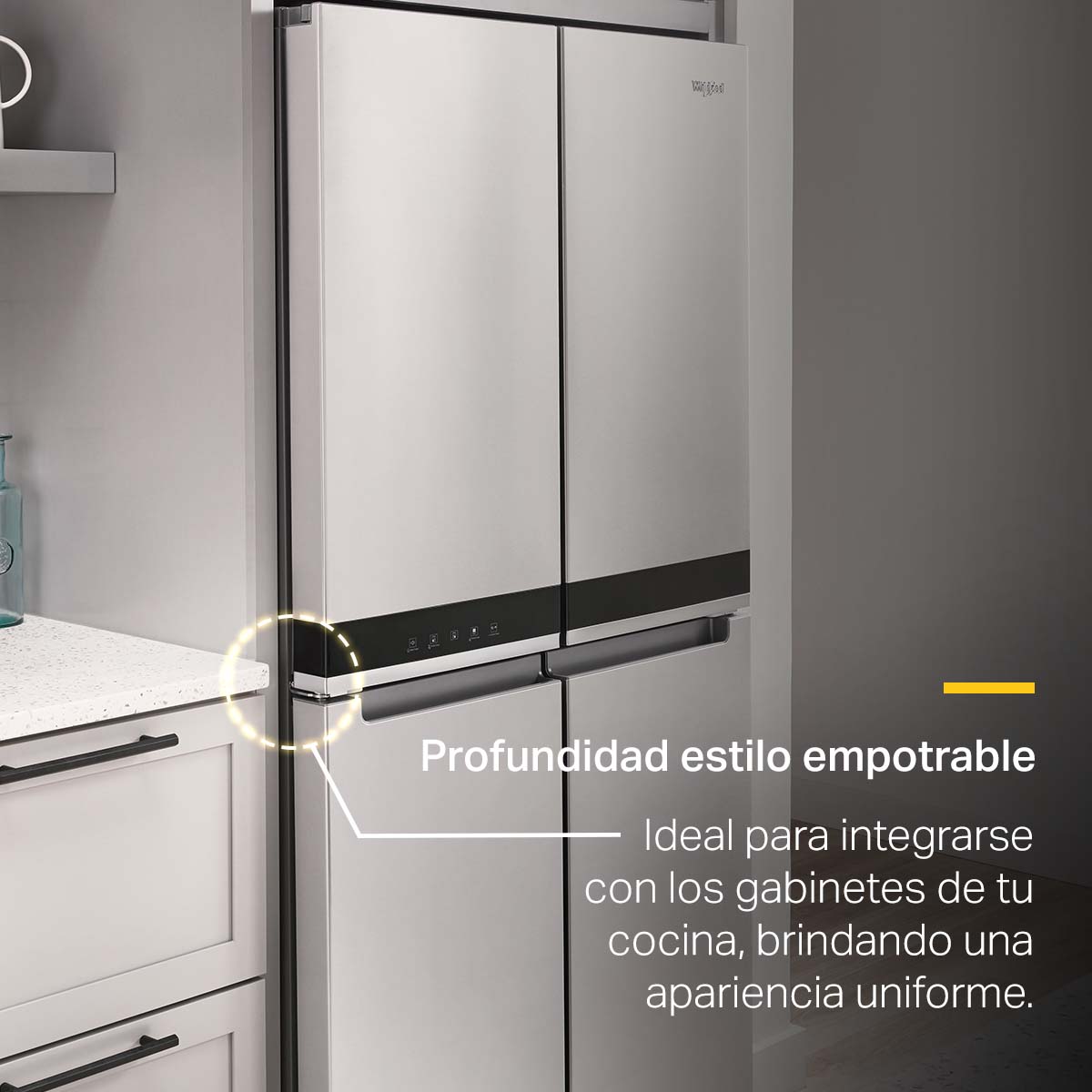 Refrigerador French Door Whirlpool 4 Puertas 388.1 L WRQ551SNJZ