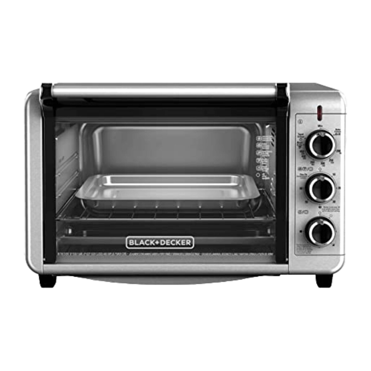 HORNO TOSTADOR 6 REBANADAS 1500W PLATA B&D