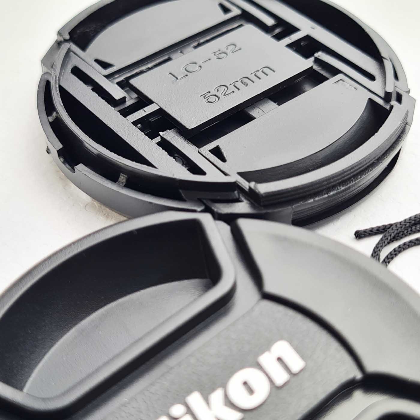 Tapa 52mm Nikon Lente 18-55mm 55-200mm 35mm 50mm 85mm 105mm Cámara