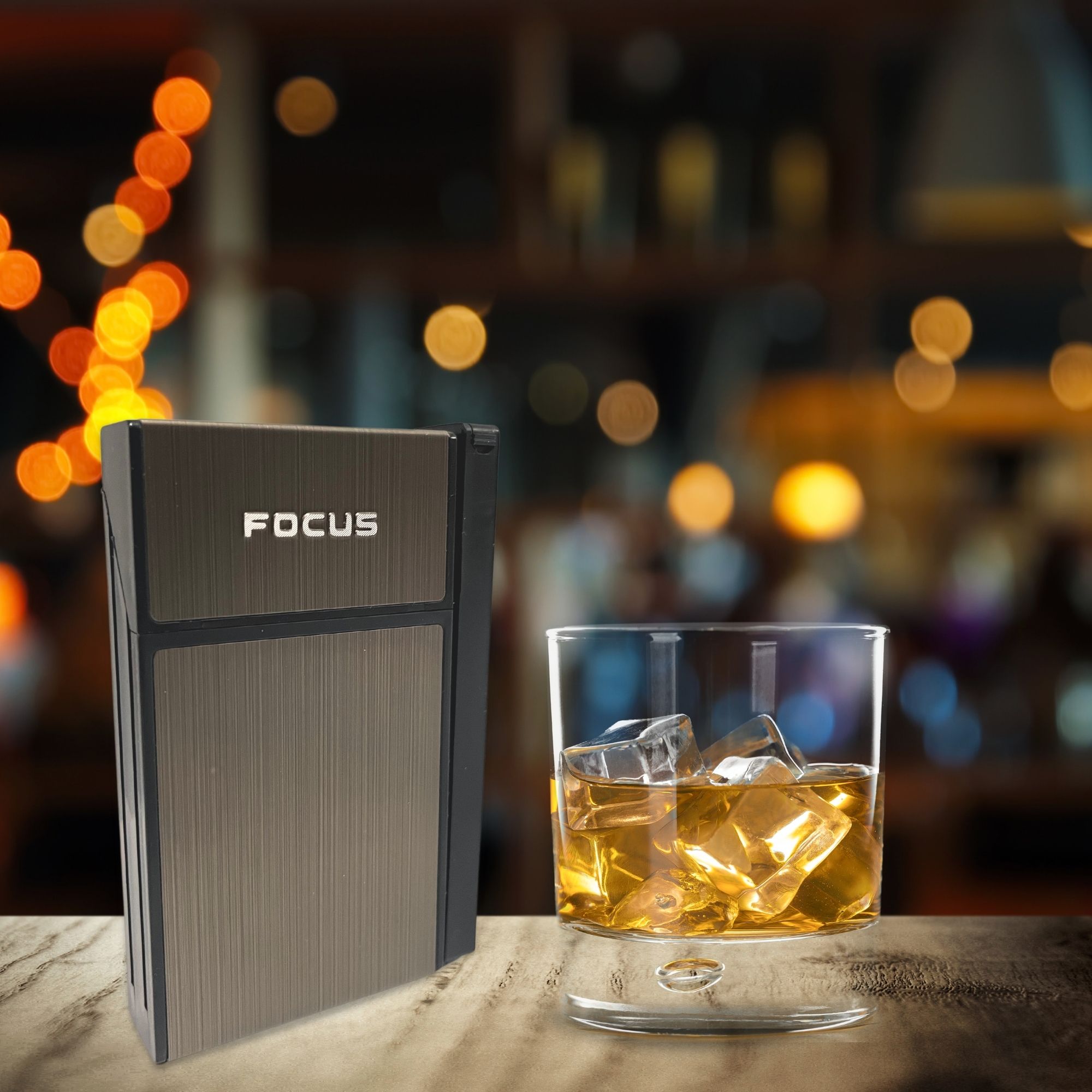 Cigarrera Con Encendedor Recargable Usb Metalica Electrica