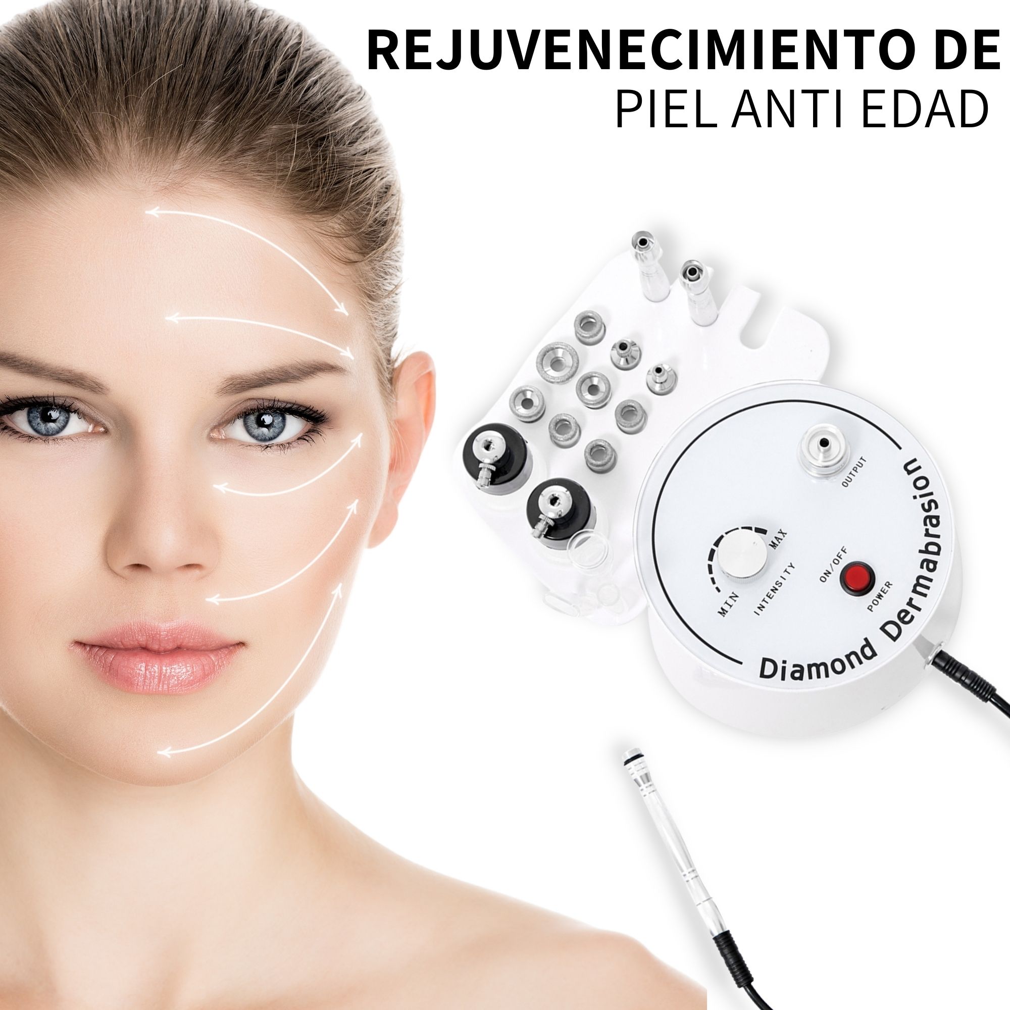 Máquina de Microdermoabrasión Dermoabrasión Facial Profesional