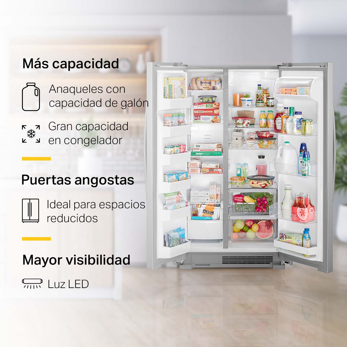 Refrigerador Whirlpool Side by Side 25p³ WD5600S