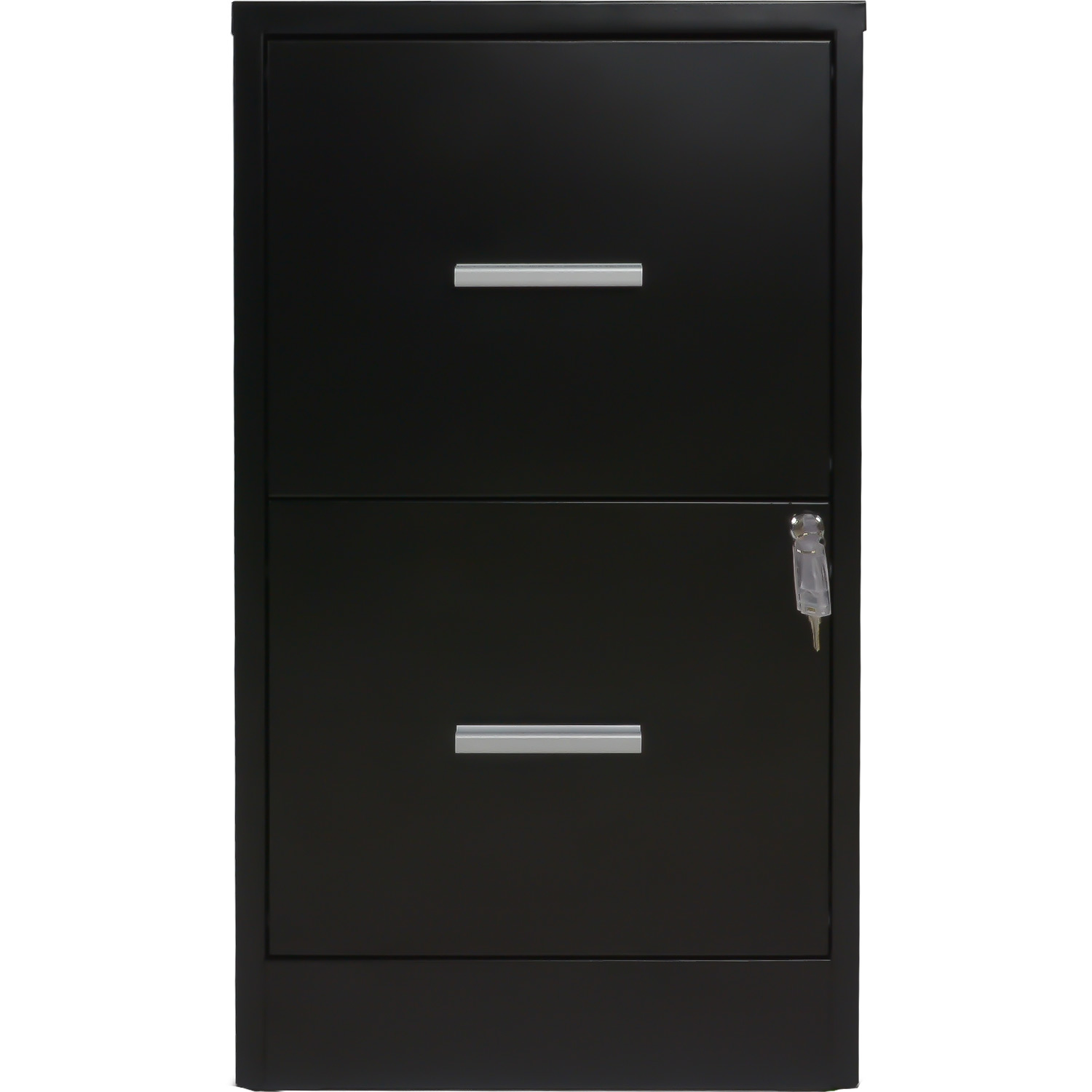 Archivero 2 Gavetas Cajones Carta Oficina Papelero Negro
