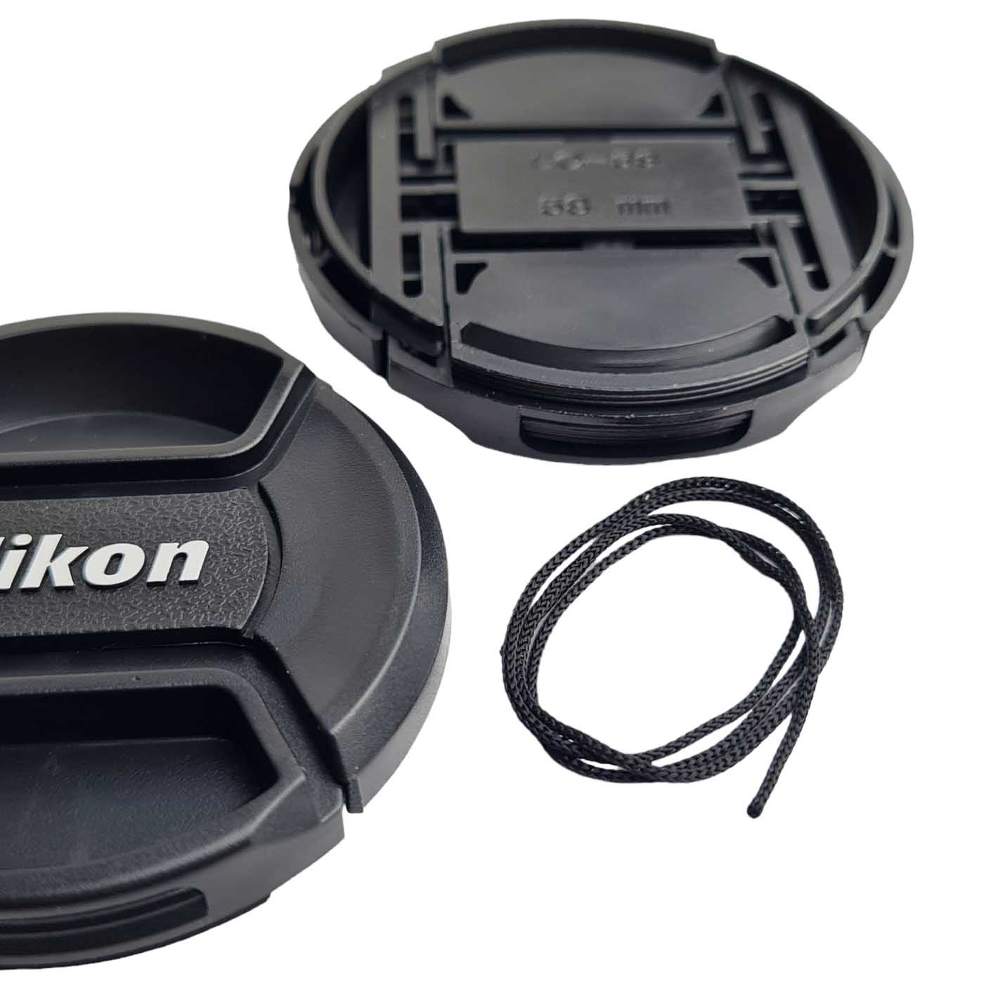 Tapa 58mm Lente Nikon 70-300mm 55-300mm 35mm 50mm Cámara
