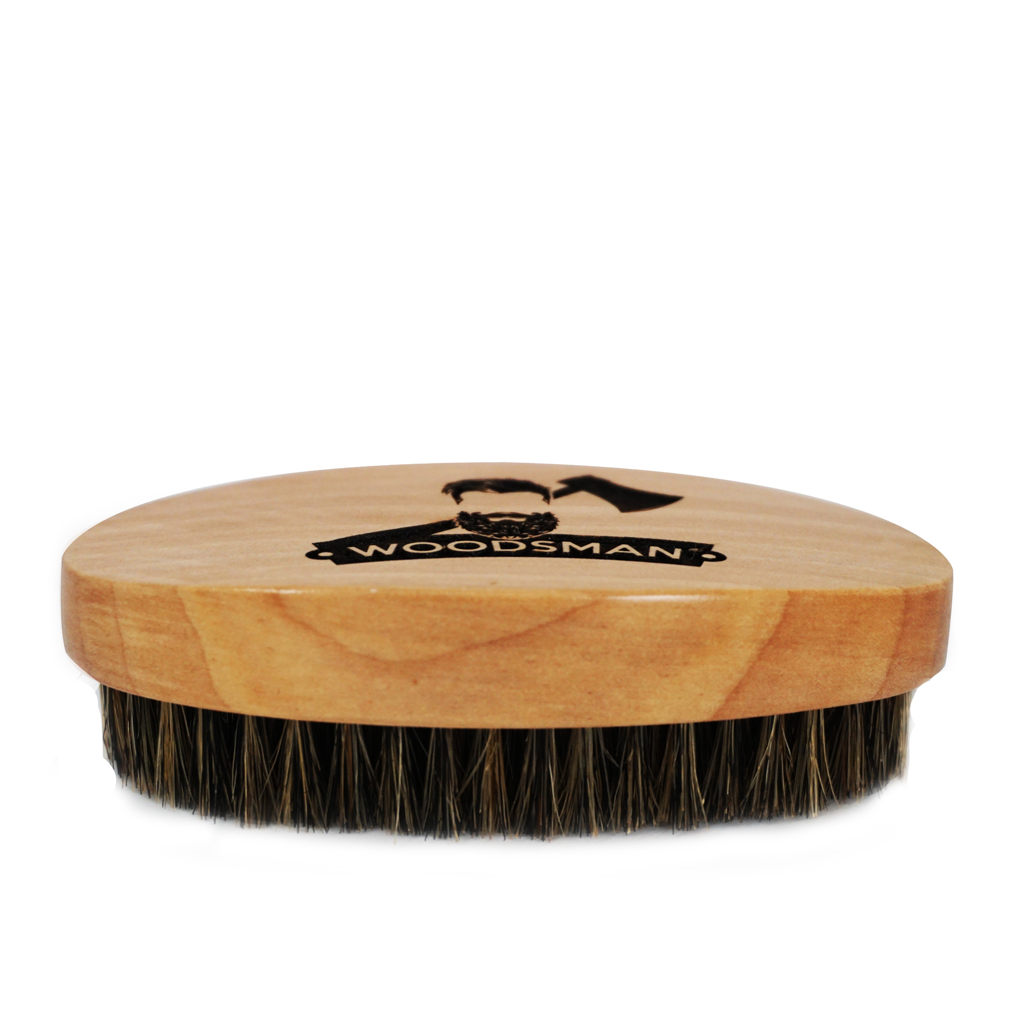 Kit De Cepillo y Peine para Barba y Cabello de Madera y Cerdas Naturales de Jabalí con Bolsa de Viaje