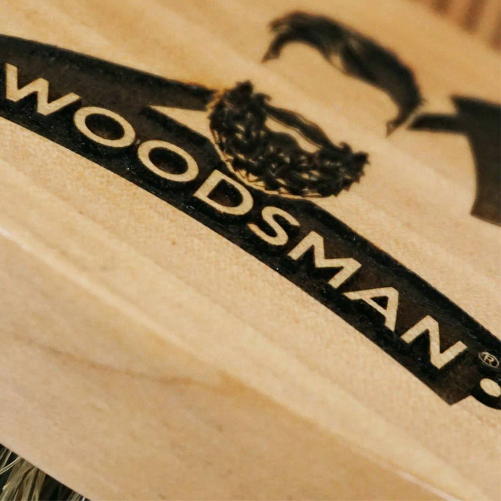 Kit De Cepillo y Peine para Barba y Cabello de Madera y Cerdas Naturales de Jabalí con Bolsa de Viaje