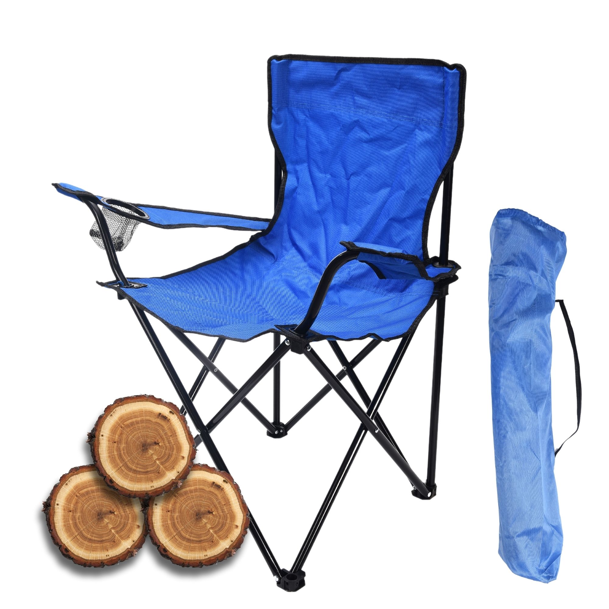 Silla Plegable Para Acampar Camping con Portavasos Exterior