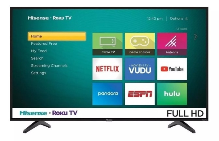 Smart TV Hisense, H4F 40H4030F, LED-LCD inteligente de 39.6in, HD TV
