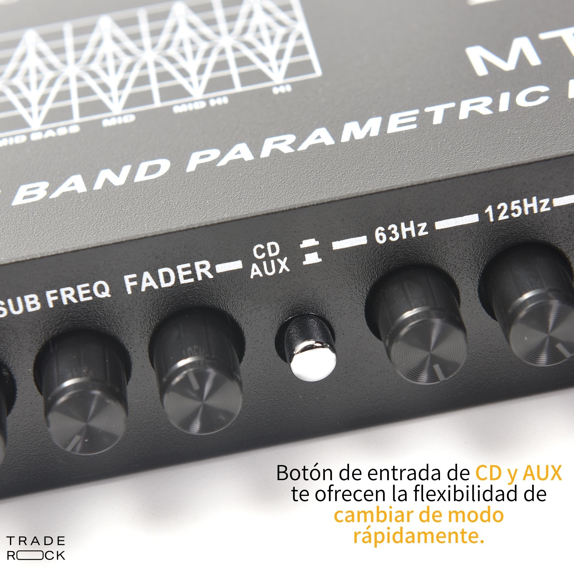 Ecualizador Paramétrico Profesional Para Auto De 7 Bandas