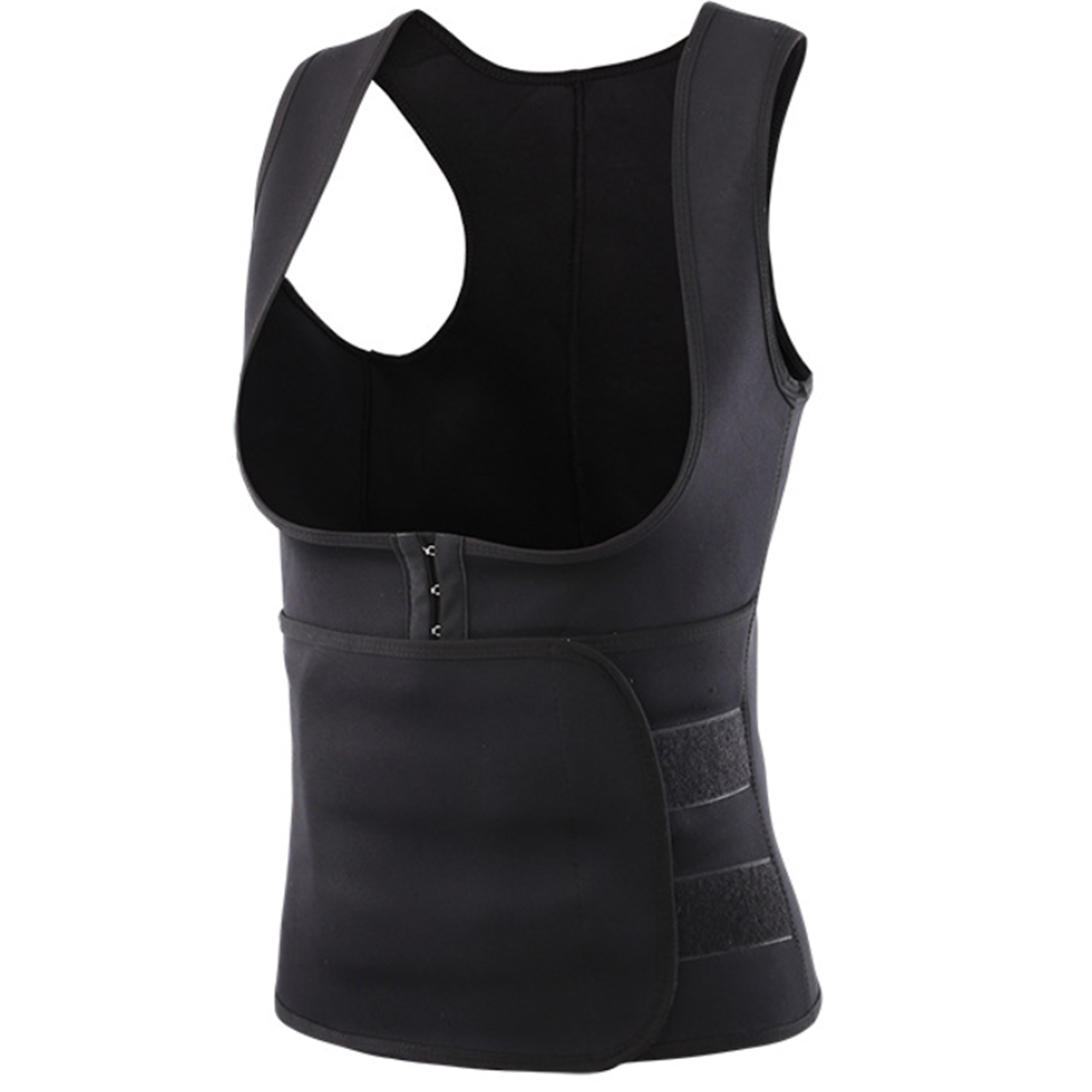 Chaleco faja neopreno cinturilla reductora efecto sauna.