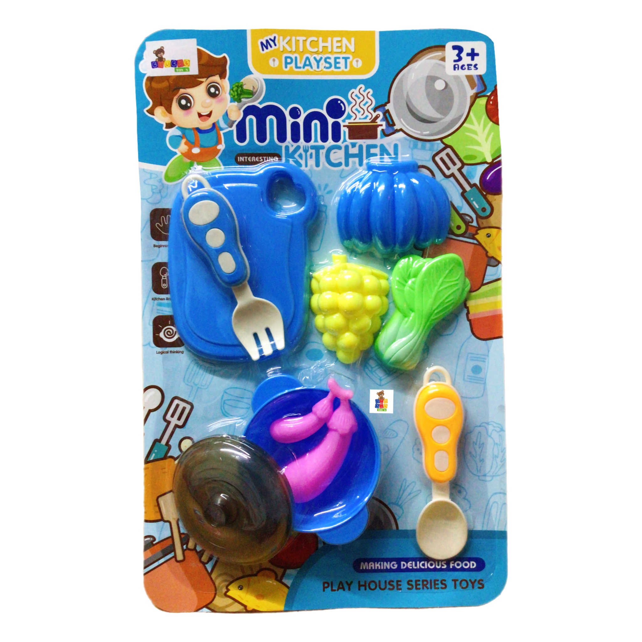 36 Juguetes De Cocina Utensilios Imitación Niños