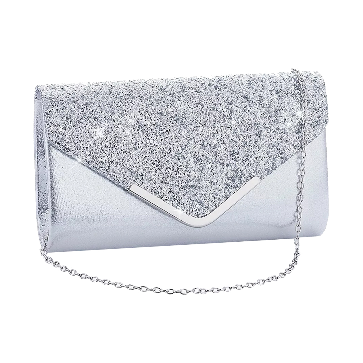 Bolso De Noche De Embrague Brillante Para Fiesta Boda