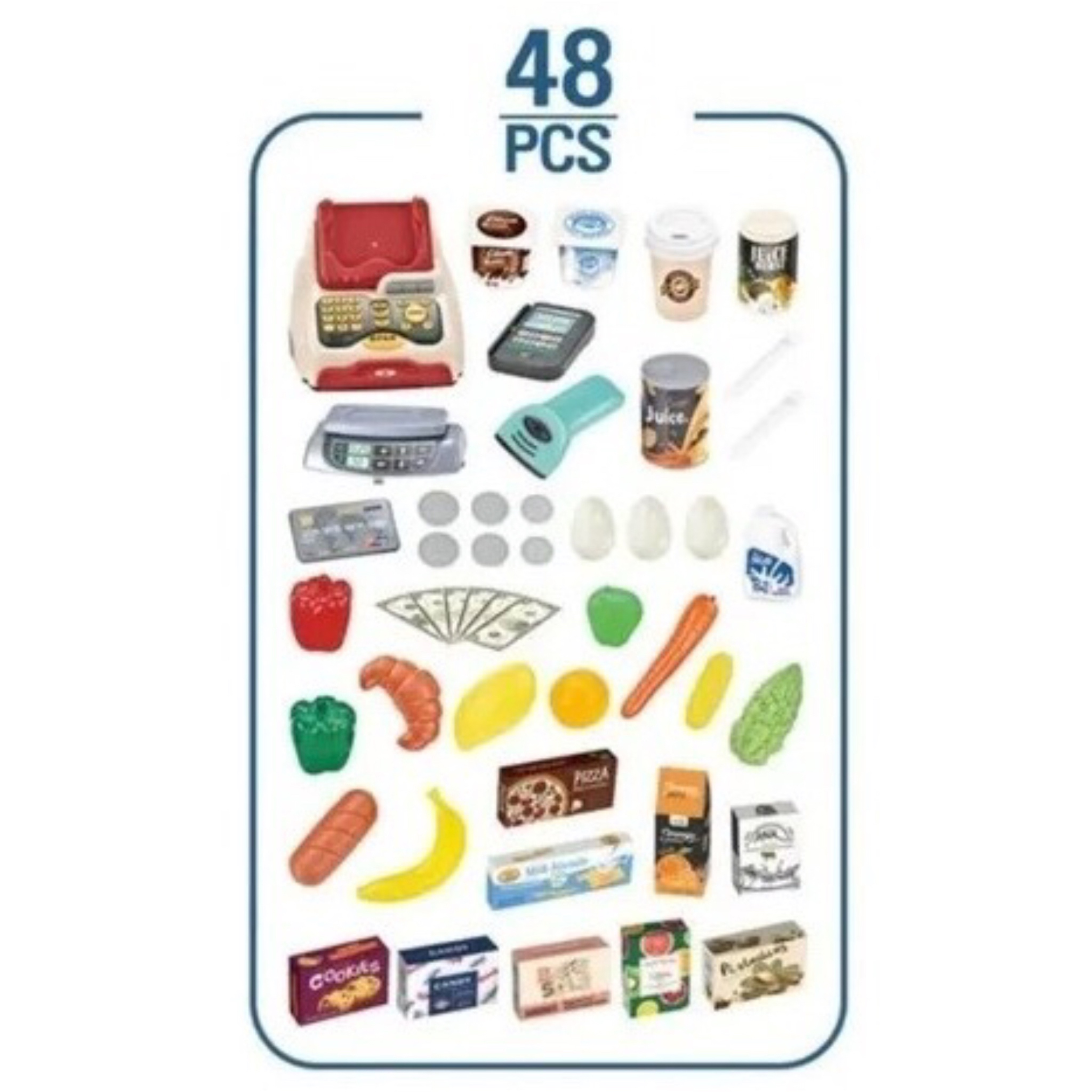 Cocina Mini Super Home Supermarket Supermercado con Carrito Luces Sonido