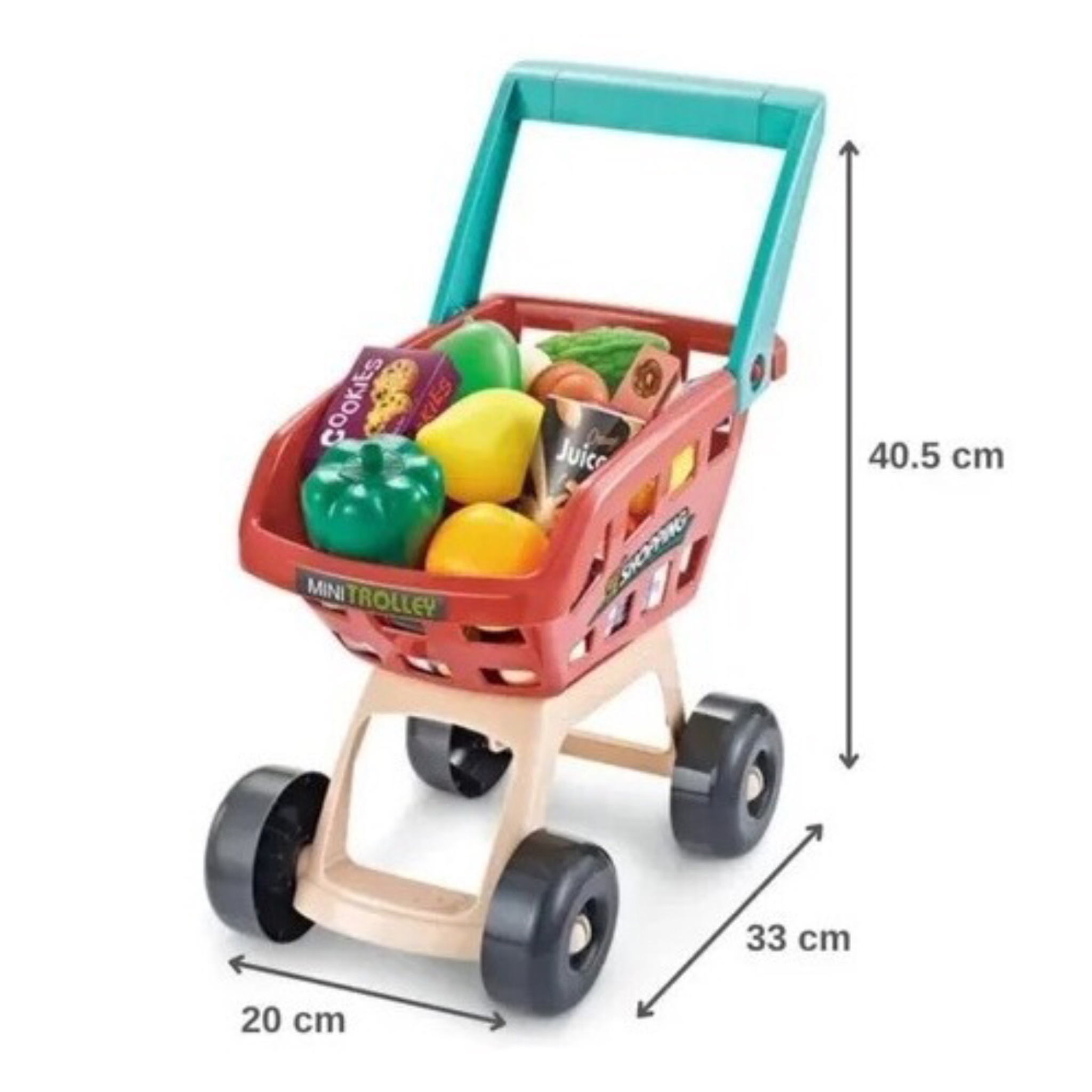 Cocina Mini Super Home Supermarket Supermercado con Carrito Luces Sonido