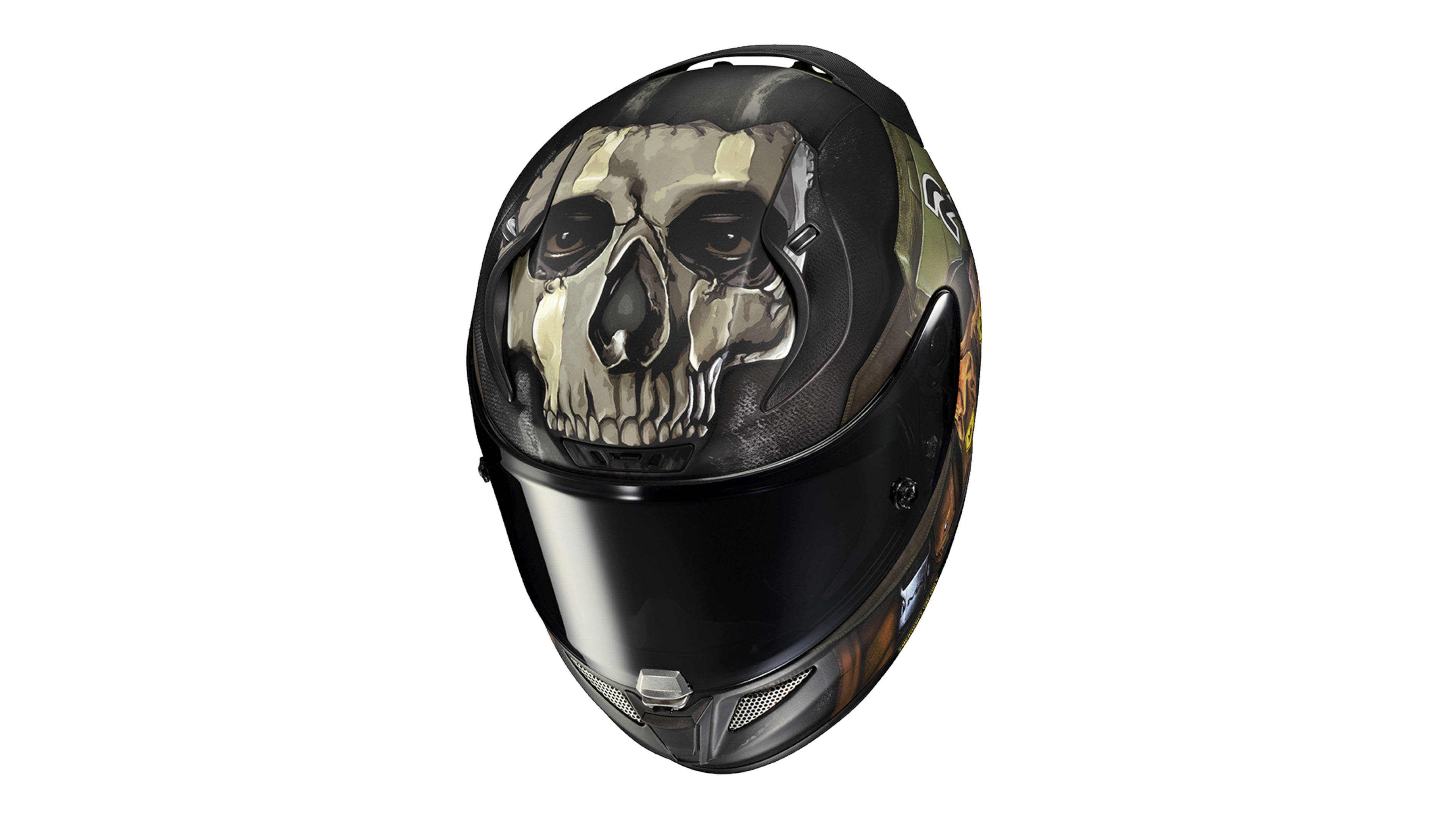 CASCO HJC GHOST CALL OF DUTY RPHA 11 CERRADO PARA MOTO CERTIFICADO ECE ...
