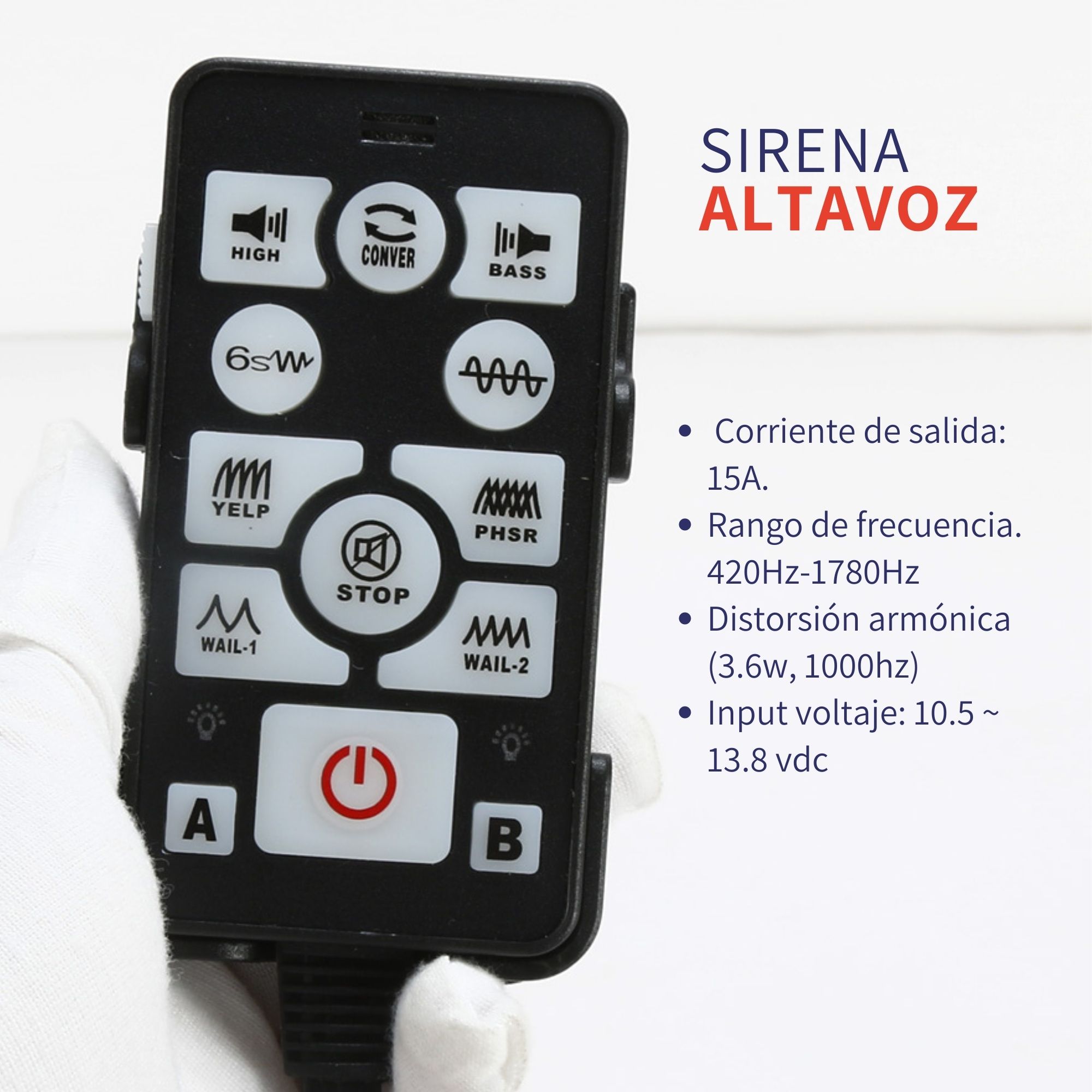 Sirena Profesional Altavoz Federal Pato Escolta Altavoz 200w