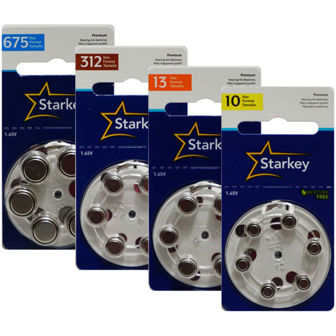 Bateria Auditiva Starkey 675 Azul con 6 unidades