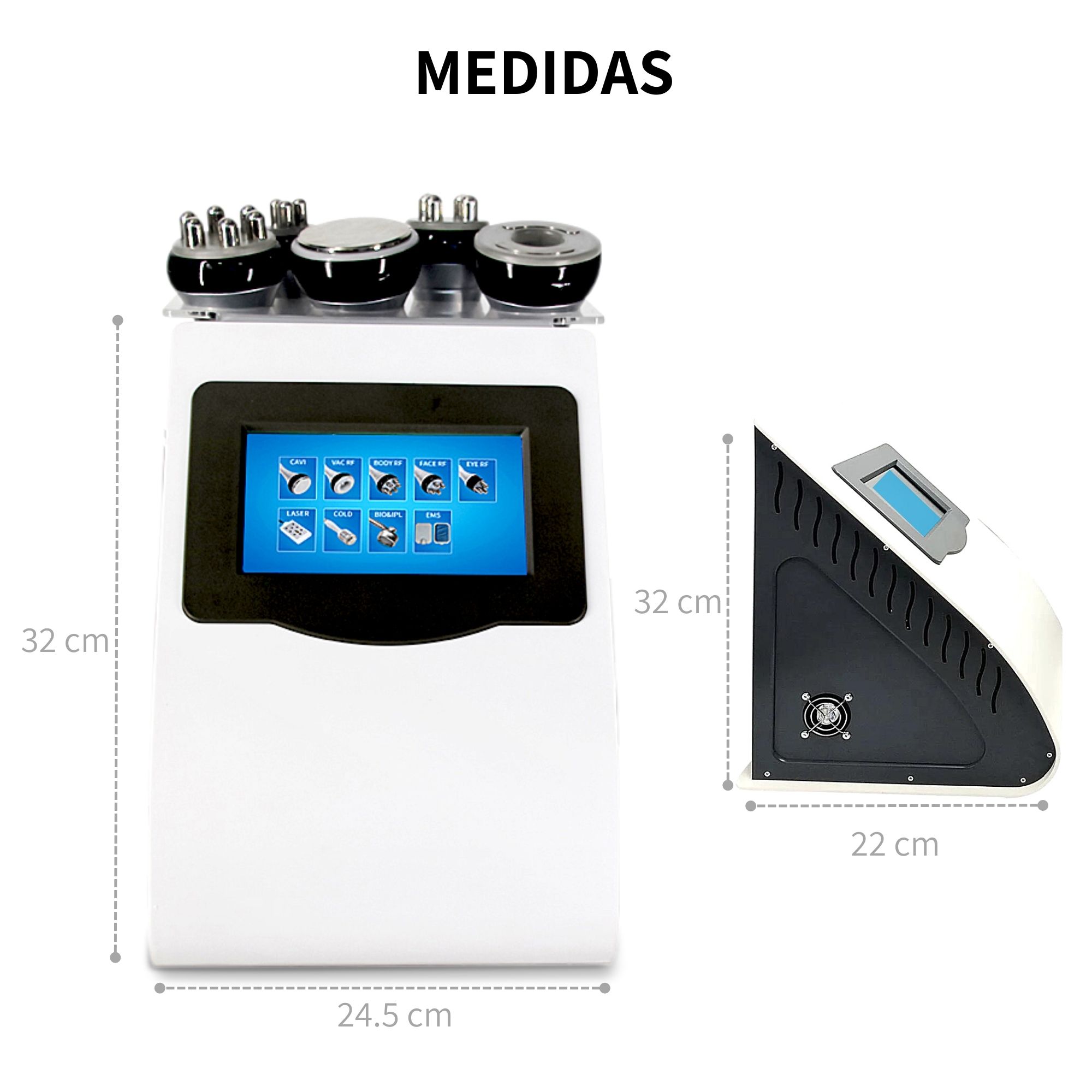 Maquina Ultrasonica De Radiofrecuencia Y Cavitacion 9 En 1