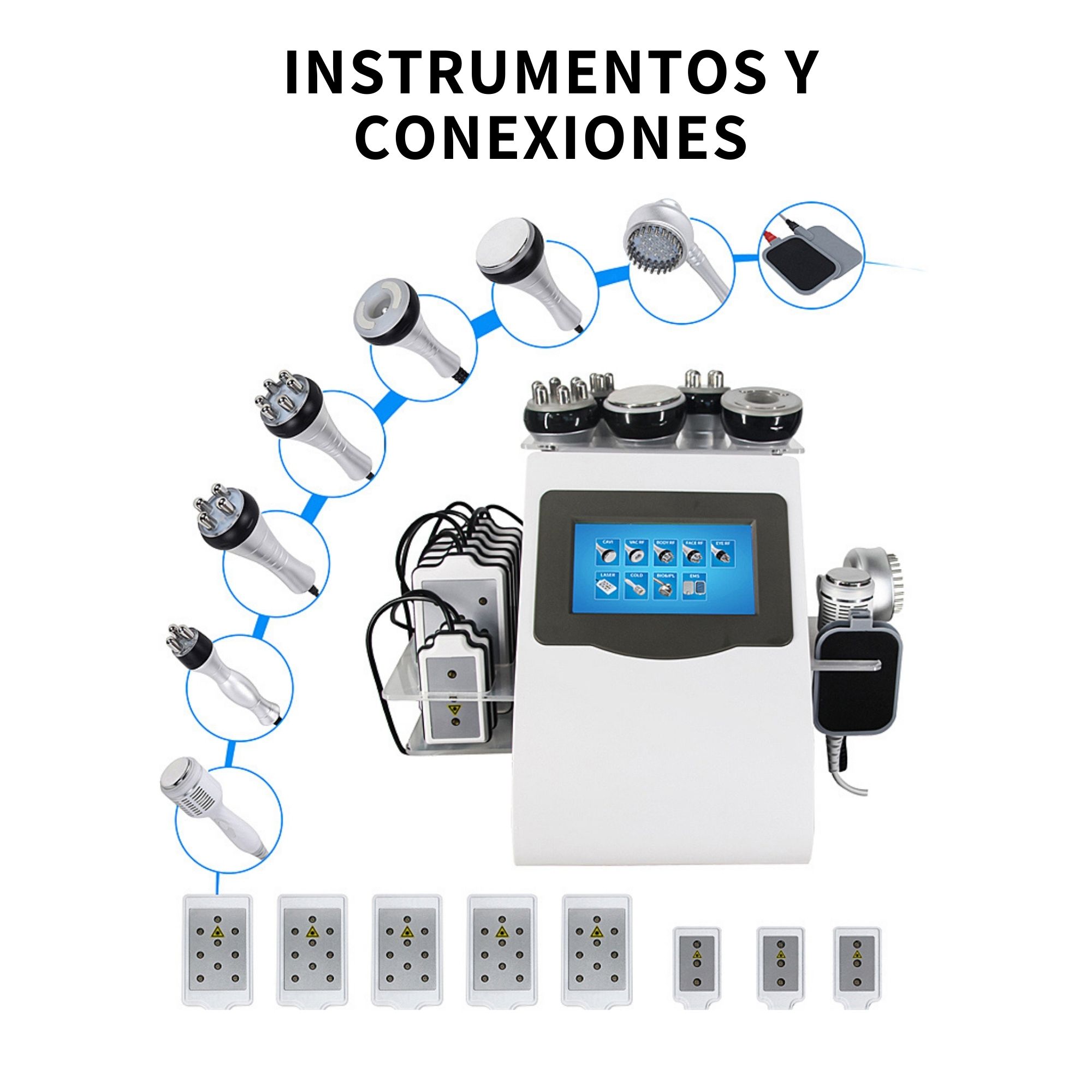 Maquina Ultrasonica De Radiofrecuencia Y Cavitacion 9 En 1