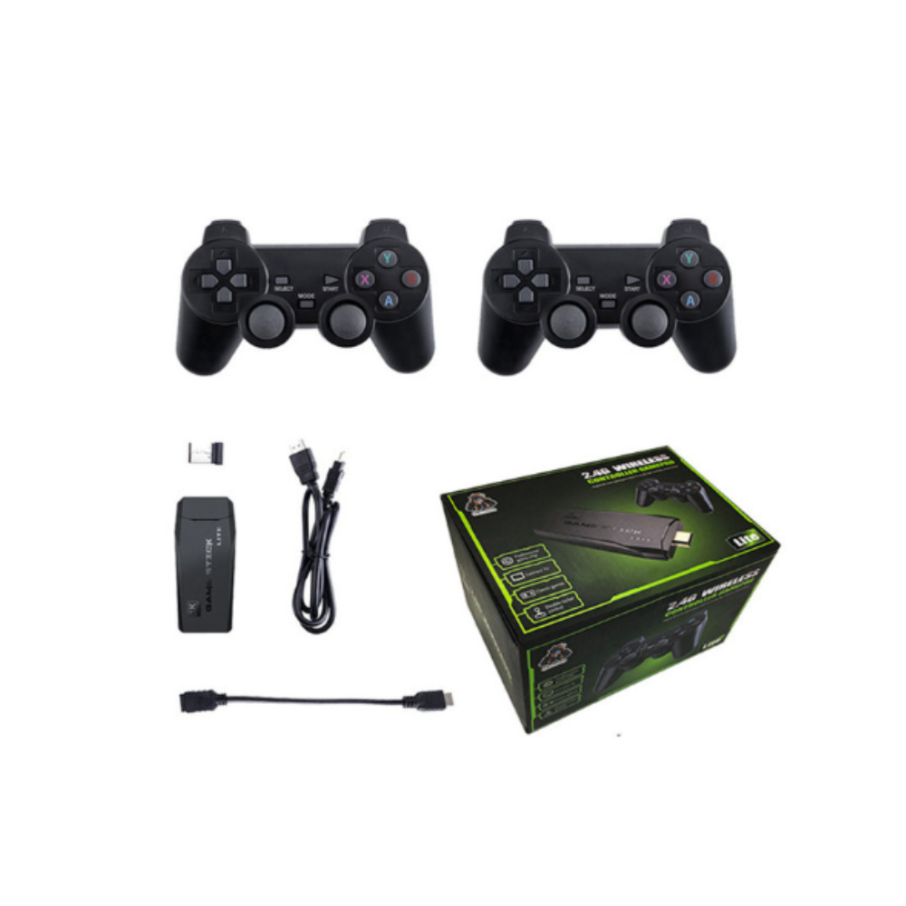 Consola videojuegos portátil videojuegos clásica retro control inalámbrico 4K 10000 juegos