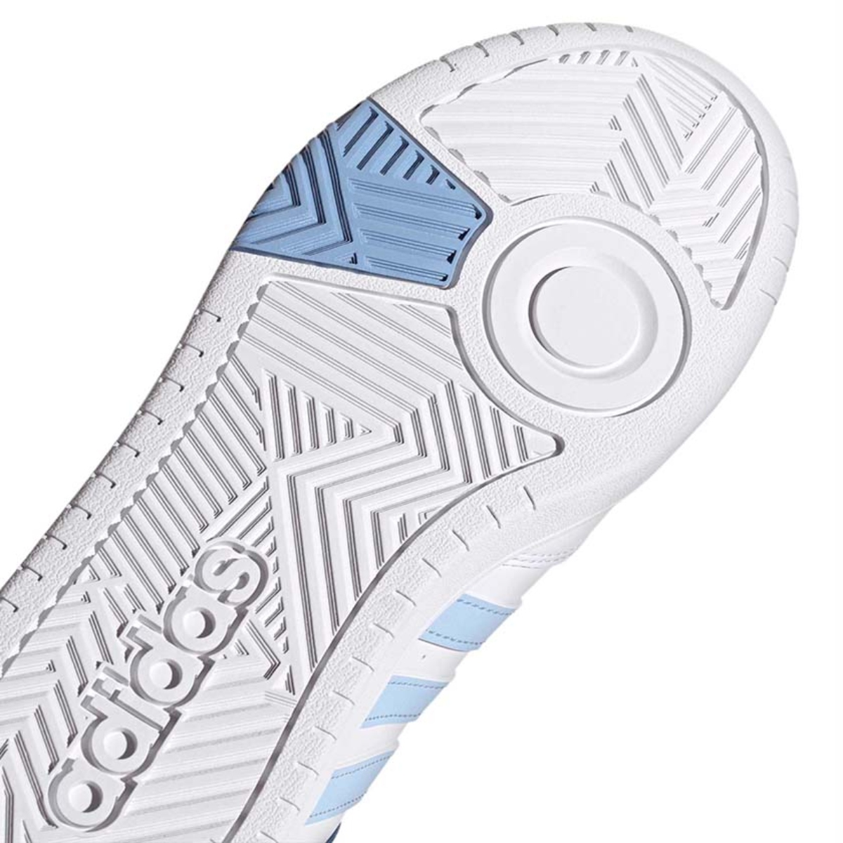 TENIS ADIDAS HOOPS 3.0 BLANCO-AZUL MUJER HP7963