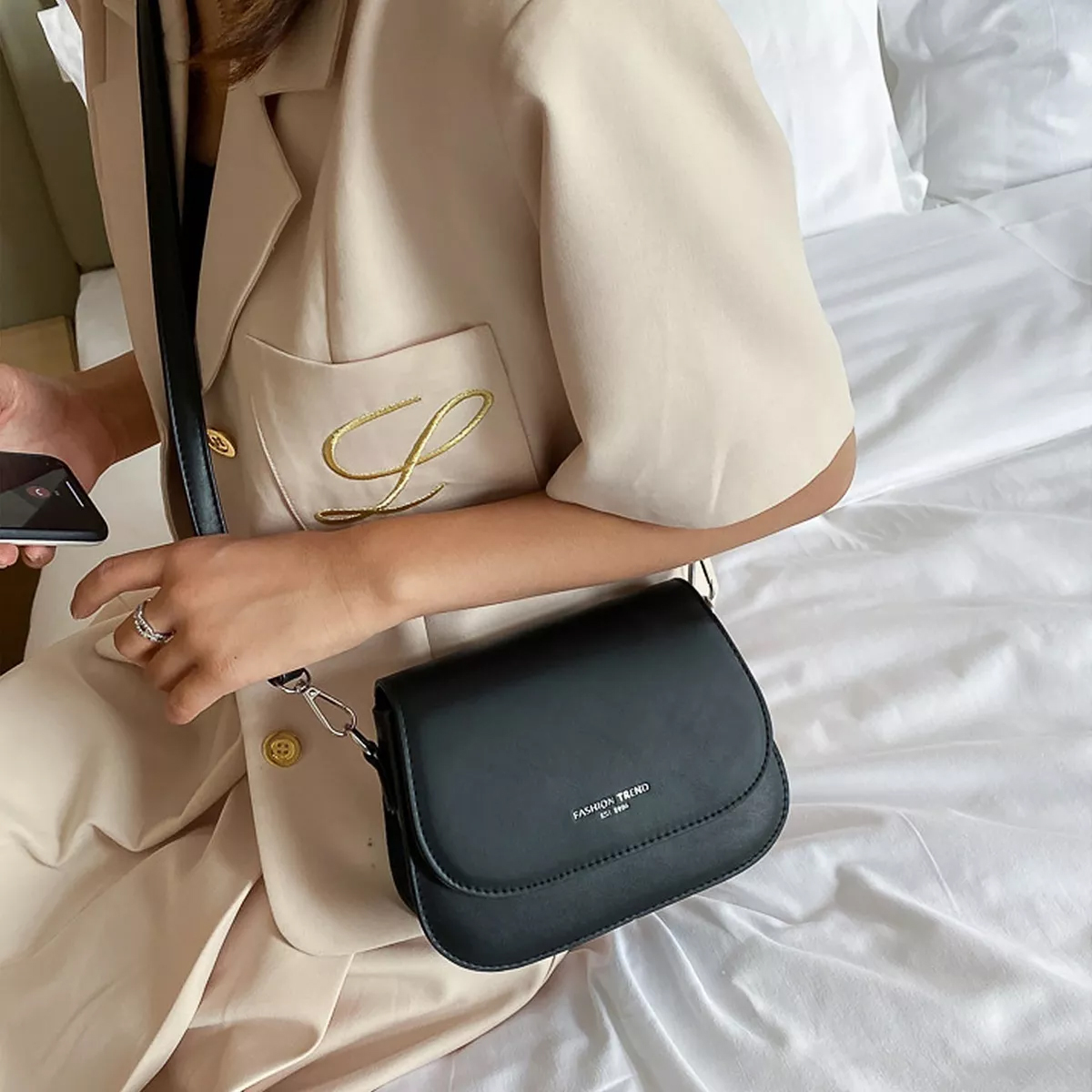 Bolsas Bandolera Mujer Dama Cosmetiquera Cuero Sintetico