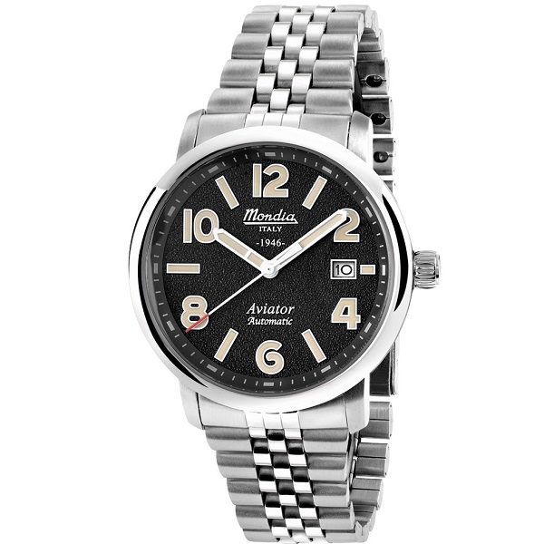 Reloj Mondia Italy - 1946 Aviator Automático - Caballero - Acero 316 L - 42 mm - Made in Italy