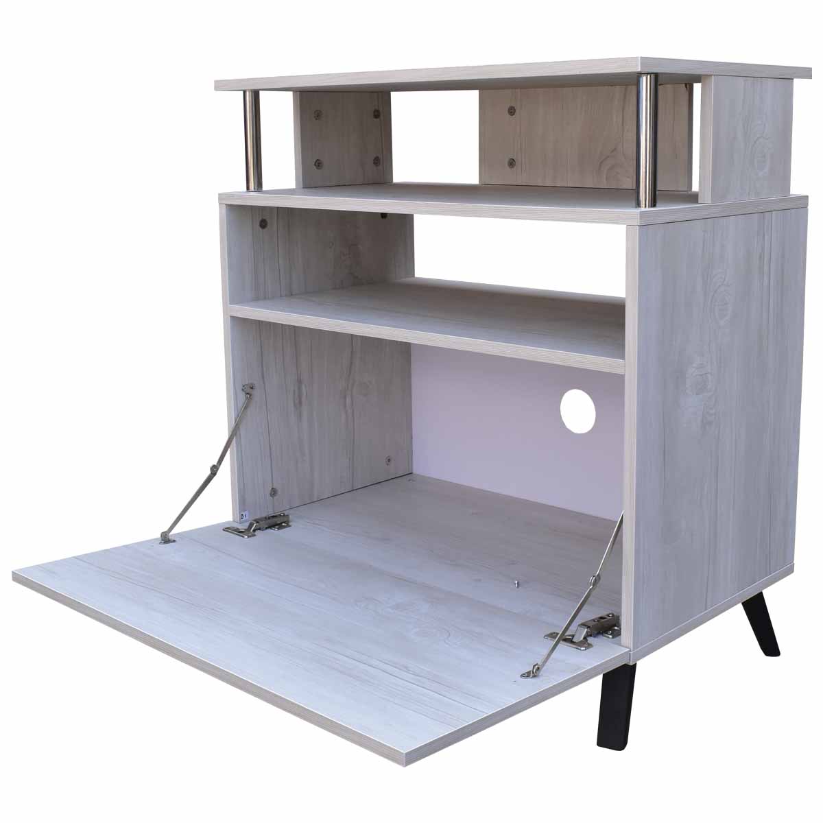 Mueble organizador 3 espacios horizontal / Blanco