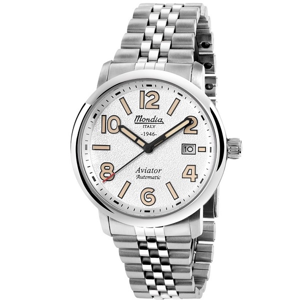 Reloj Mondia Italy - 1946 Aviator Automático - Caballero - Acero 316 L - 42 mm - Made in Italy